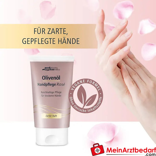 medipharma cosmetics Olivenöl Handpflege Rosé, 50ml.