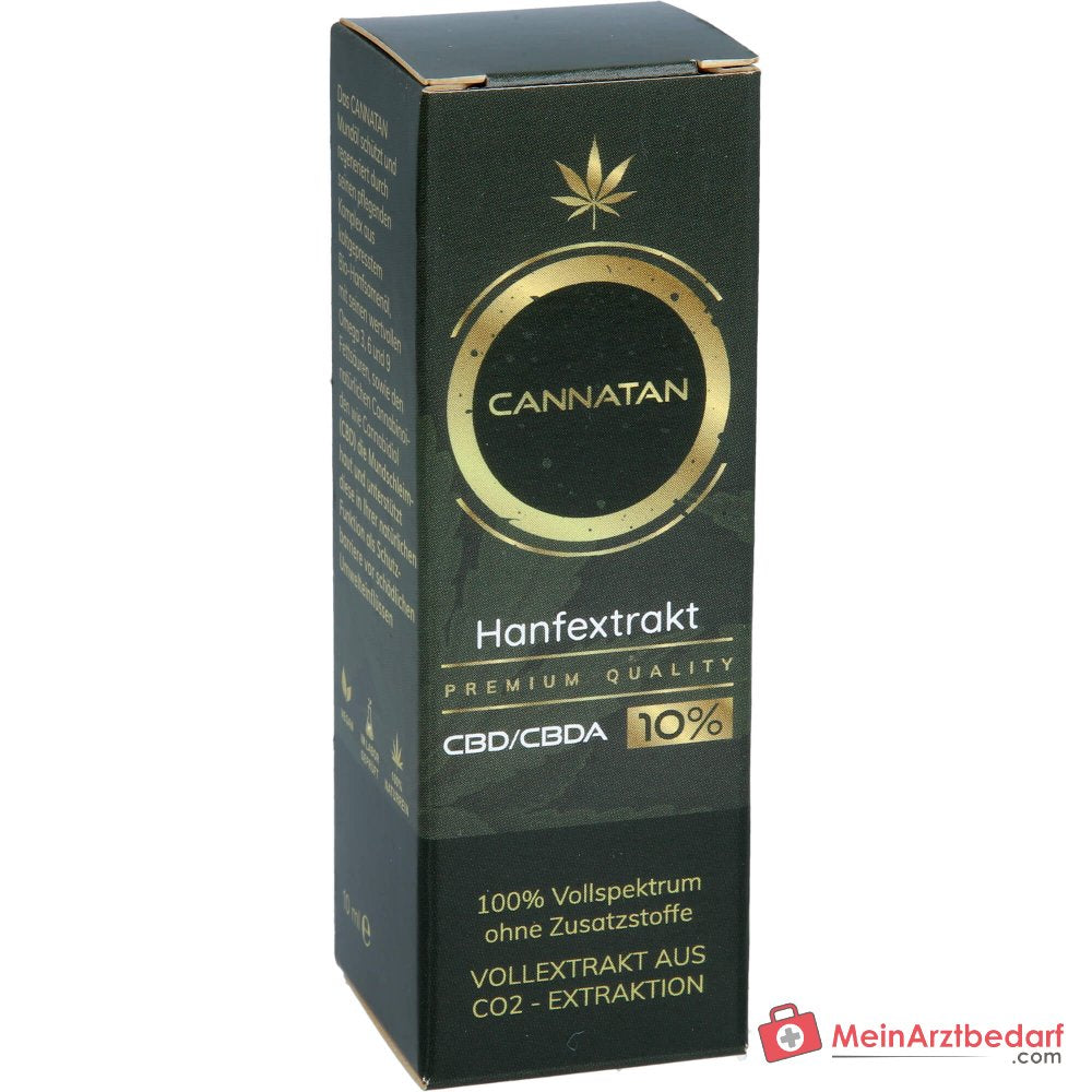 CANNATAN Hanfextrakt CBD 10% Mundöl Tropfflasche