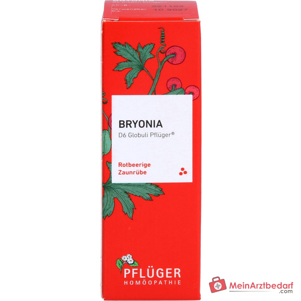 Pflüger Bryonia D6 Globuli (Bryonia Dil. D6) 10 g