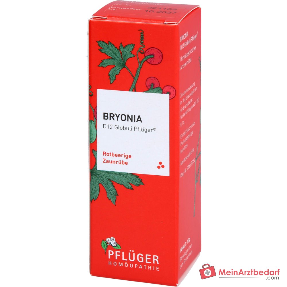 Pflüger Bryonia D12 globuli Bryonia dil. D12 Dosatore