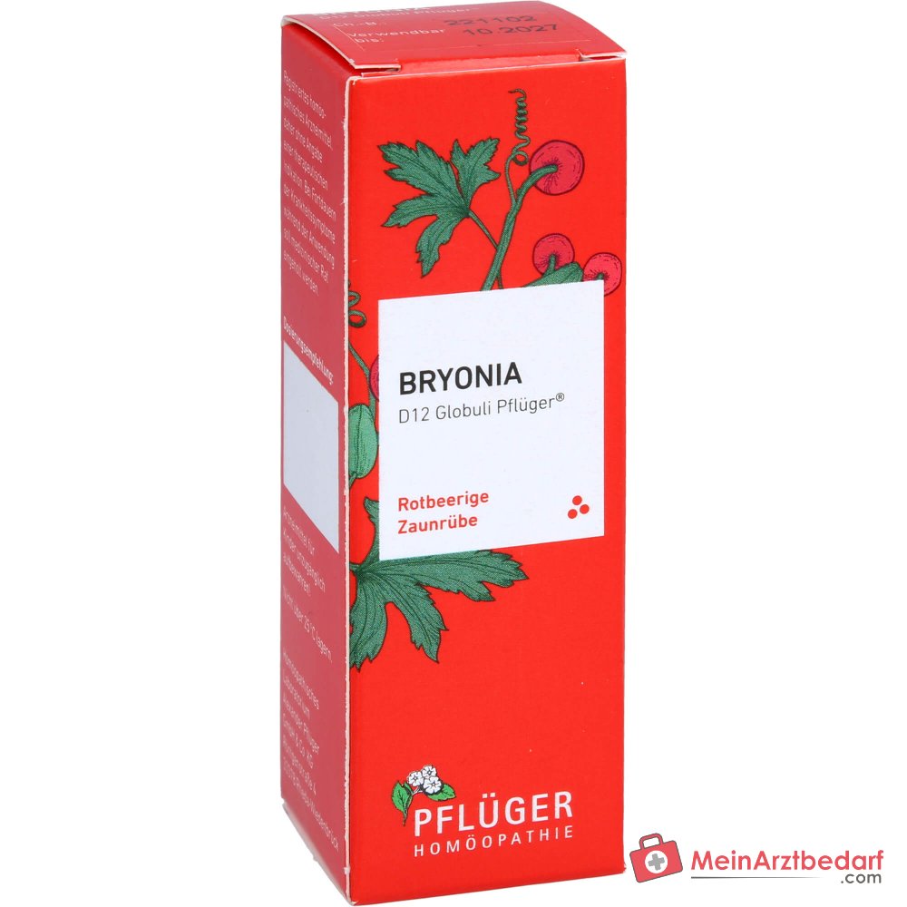 Pflüger Bryonia D12 globuli Bryonia dil. D12 Dosatore