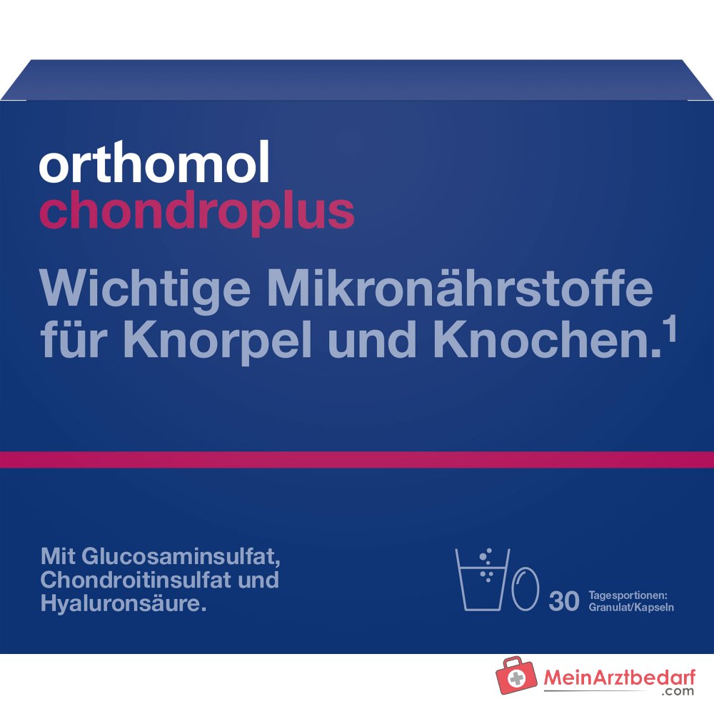 Orthomol chondroplus Granulat und Kapseln, 30 Portionen.