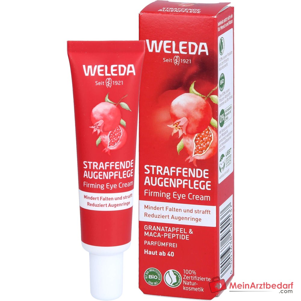 Weleda Cuidado Reafirmante para Ojos con Granada y Péptidos de Maca, 12 ml