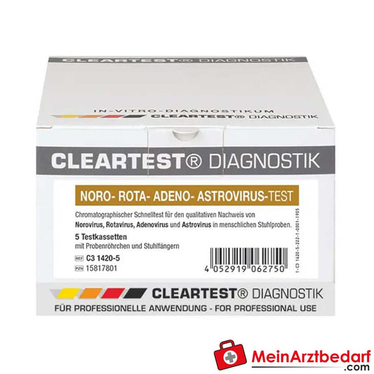 Cleartest Noro-Rota-Adeno-Astrovirus Test.