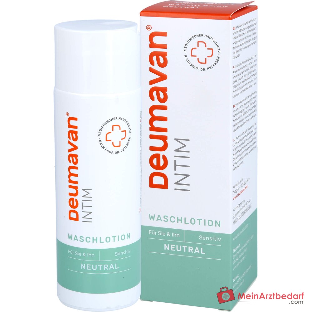 Deumavan Waschlotion Neutral Vitamin E / Milchsäure Intimwaschlotion, 200 ml.