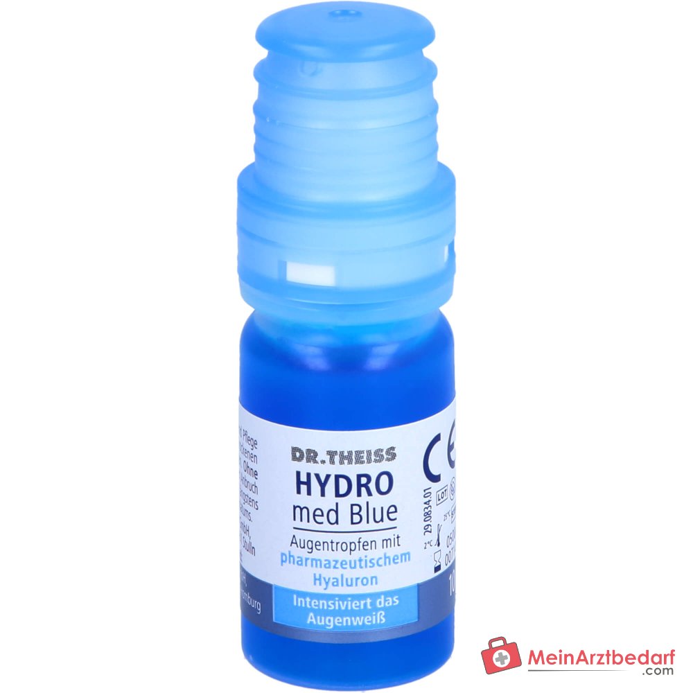 Dr. Theiss Hydro med Blue Natriumhyaluronat / Patentblau V Augentropfen, 10 ml.