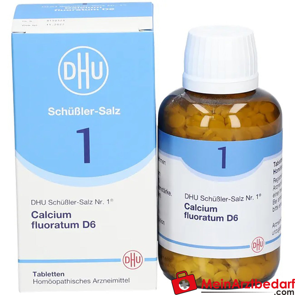 DHU Sel de Schüssler n° 1 Calcium fluoratum D6 250 mg comprimés 80 pièces