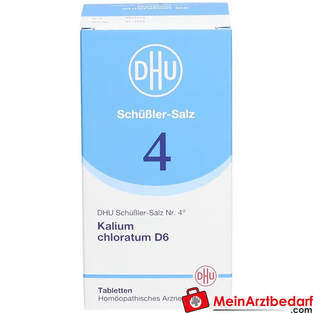 DHU Biochemie 4 Kalium Chloratum D6 Tabletten, 200 st.