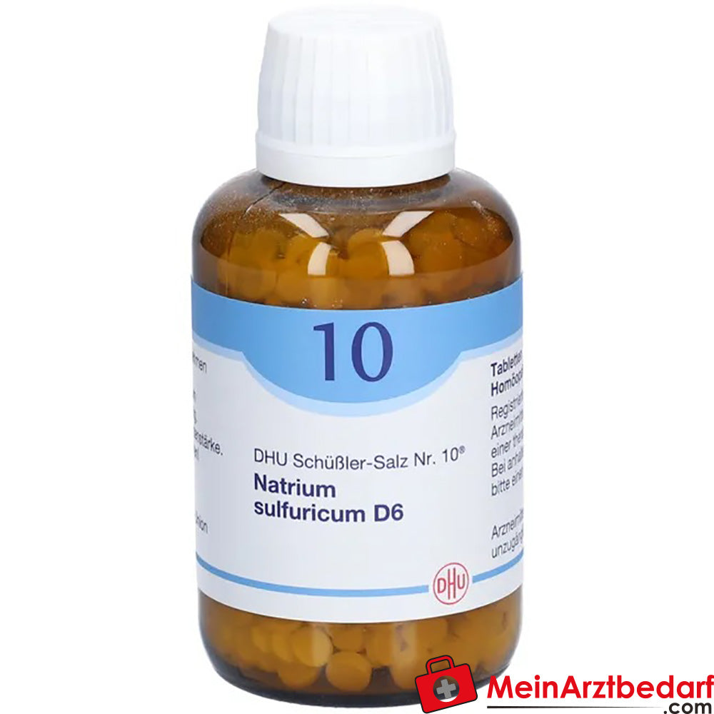 DHU Schuessler Sale n. 10 Natrium sulphuricum D6 Compresse 80 Capsule