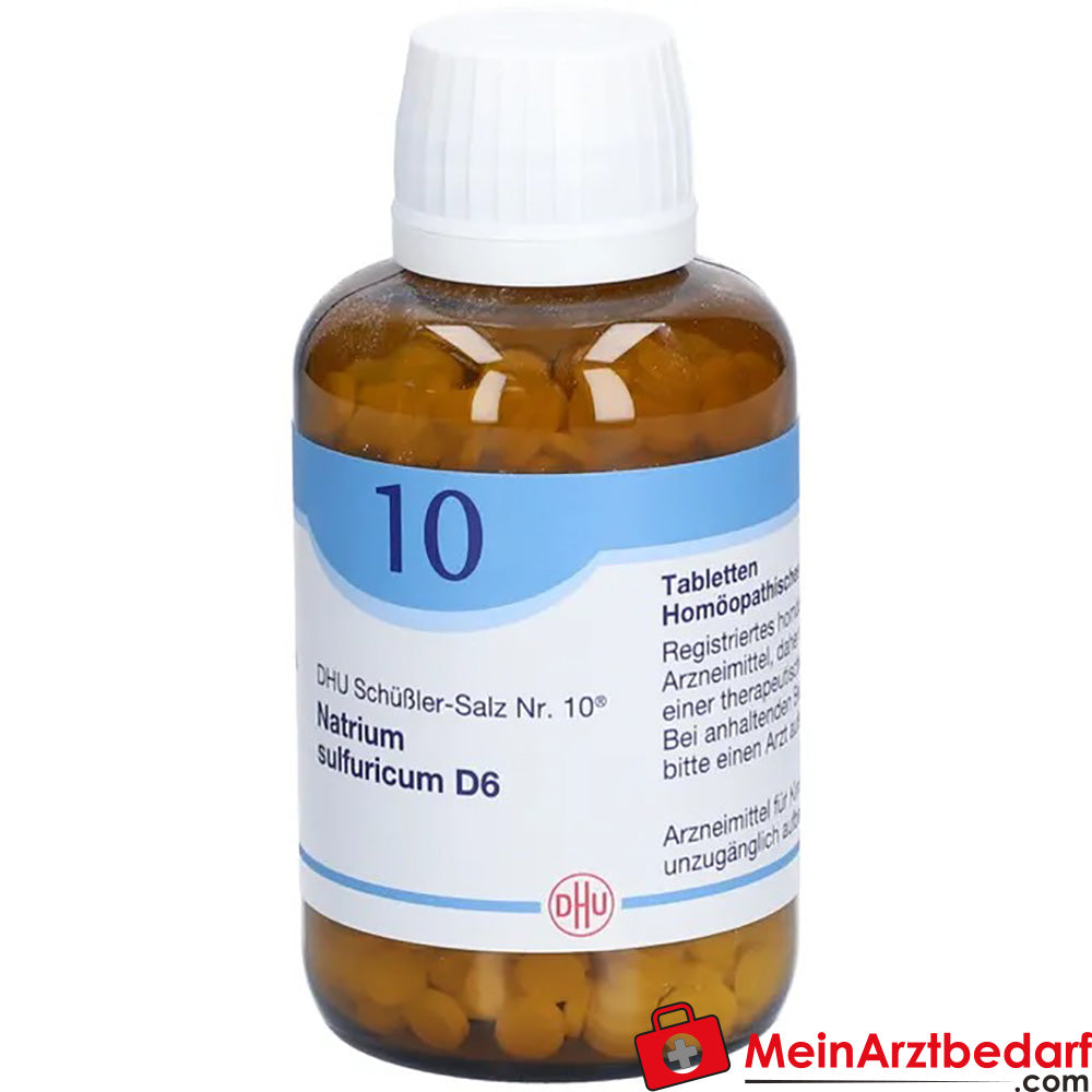 DHU Schuessler Sale n. 10 Natrium sulphuricum D6 Compresse 80 Capsule
