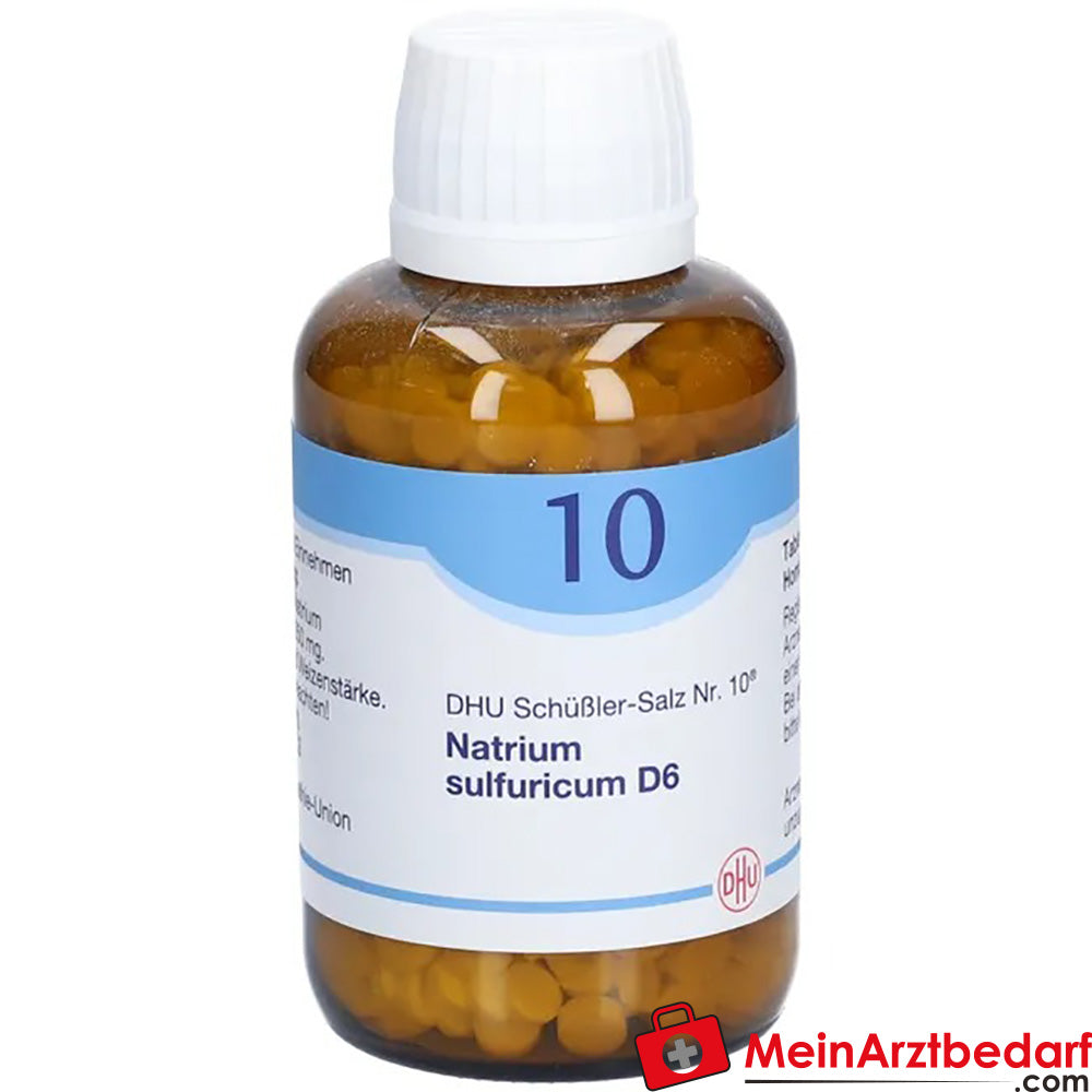 DHU Schuessler Sale n. 10 Natrium sulphuricum D6 Compresse 80 Capsule