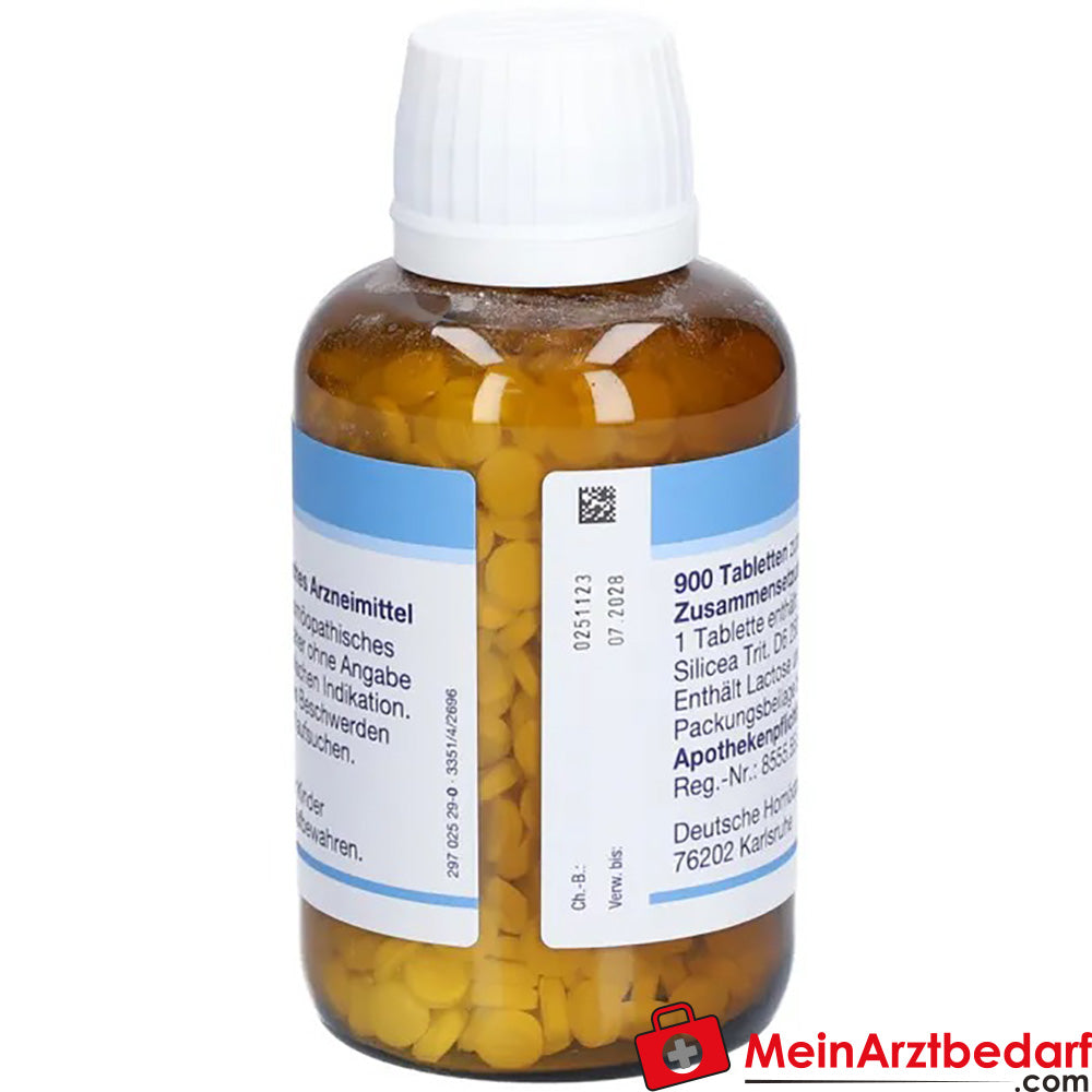 DHU Schuessler sal nº 11 Silicea D6 250 mg comprimidos 80 unidades