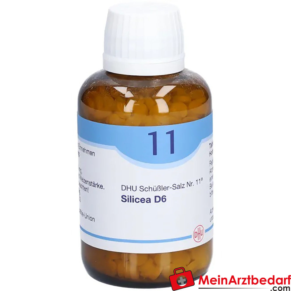 DHU Schuessler sal nº 11 Silicea D6 250 mg comprimidos 80 unidades