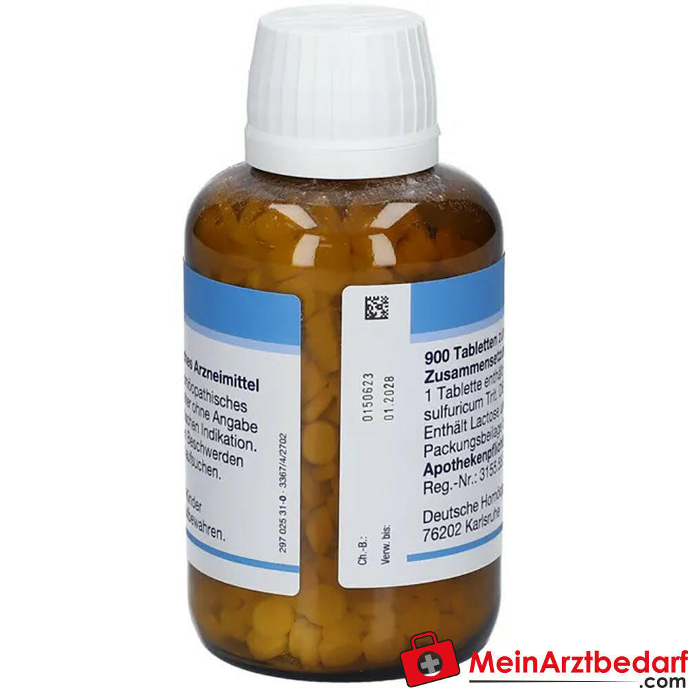 DHU Schuessler Sale n. 12 Calcium sulphuricum D6 Compresse 100 pezzi