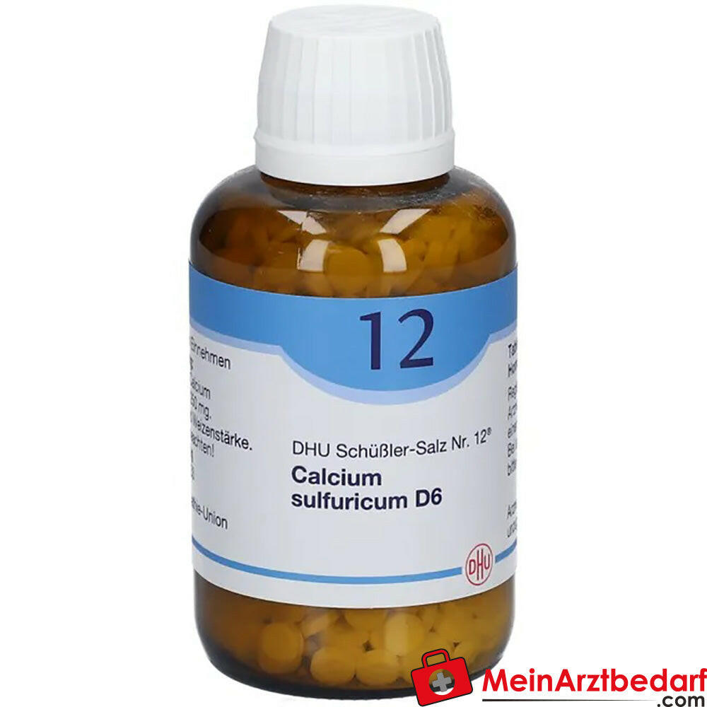 DHU Schuessler Sale n. 12 Calcium sulphuricum D6 Compresse 100 pezzi