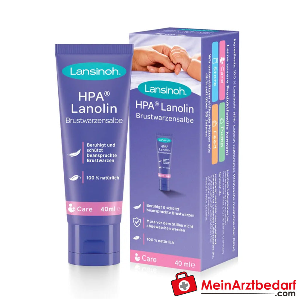 Lansinoh HPA Lanolin Brustwarzensalbe.