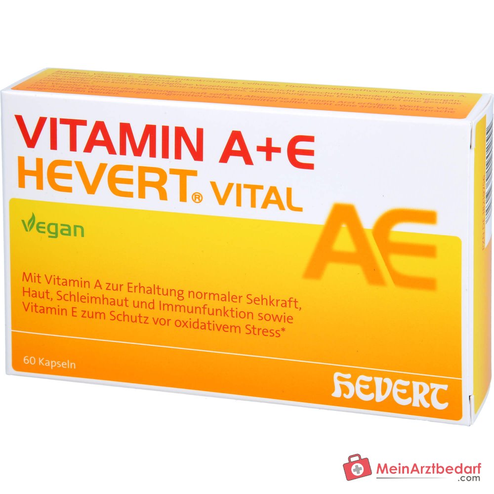 Hevert Vitamin A+E Vital Kapseln, 60 St.