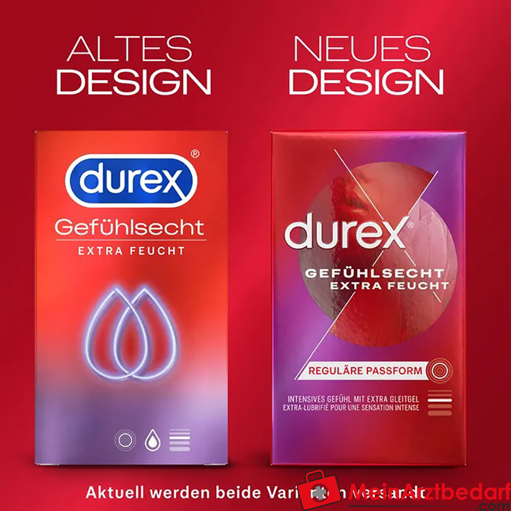durex® Gefühlsecht Extra Feucht Kondome.