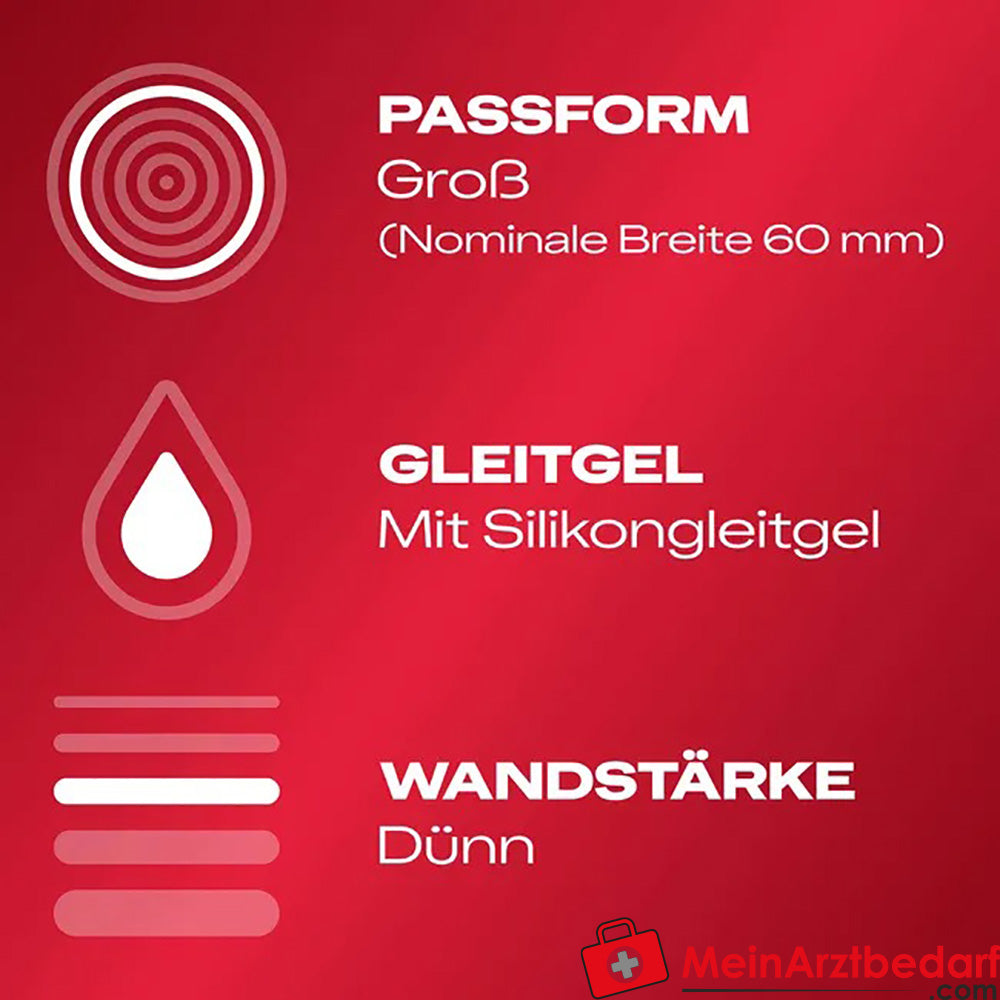 durex® Gefühlsecht XXL Kondome.