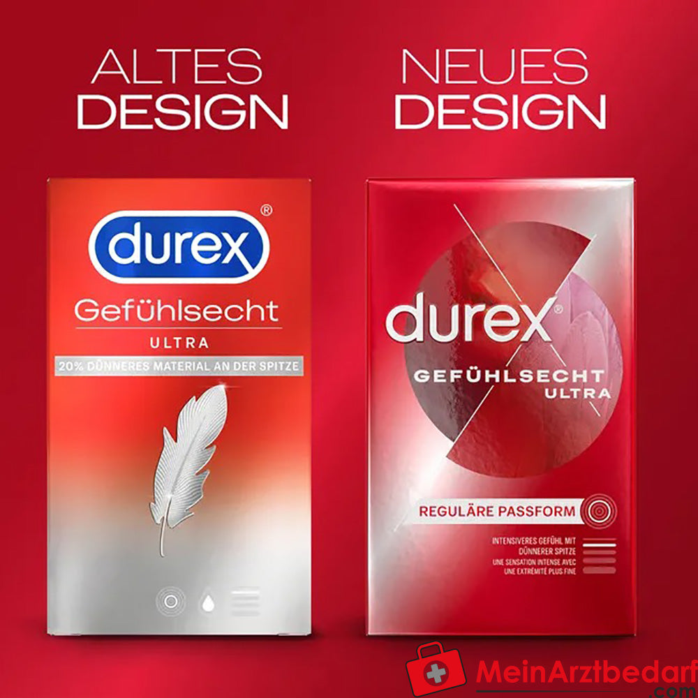 durex® Gefühlsecht Ultra Kondome.