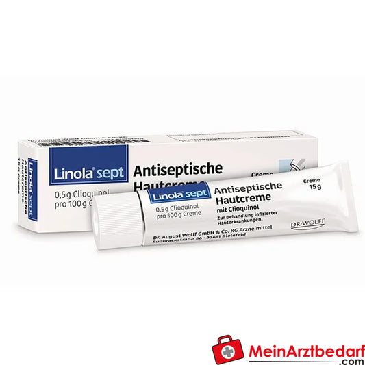 Linola sept Antiseptische Hautcreme mit Clioquinol.