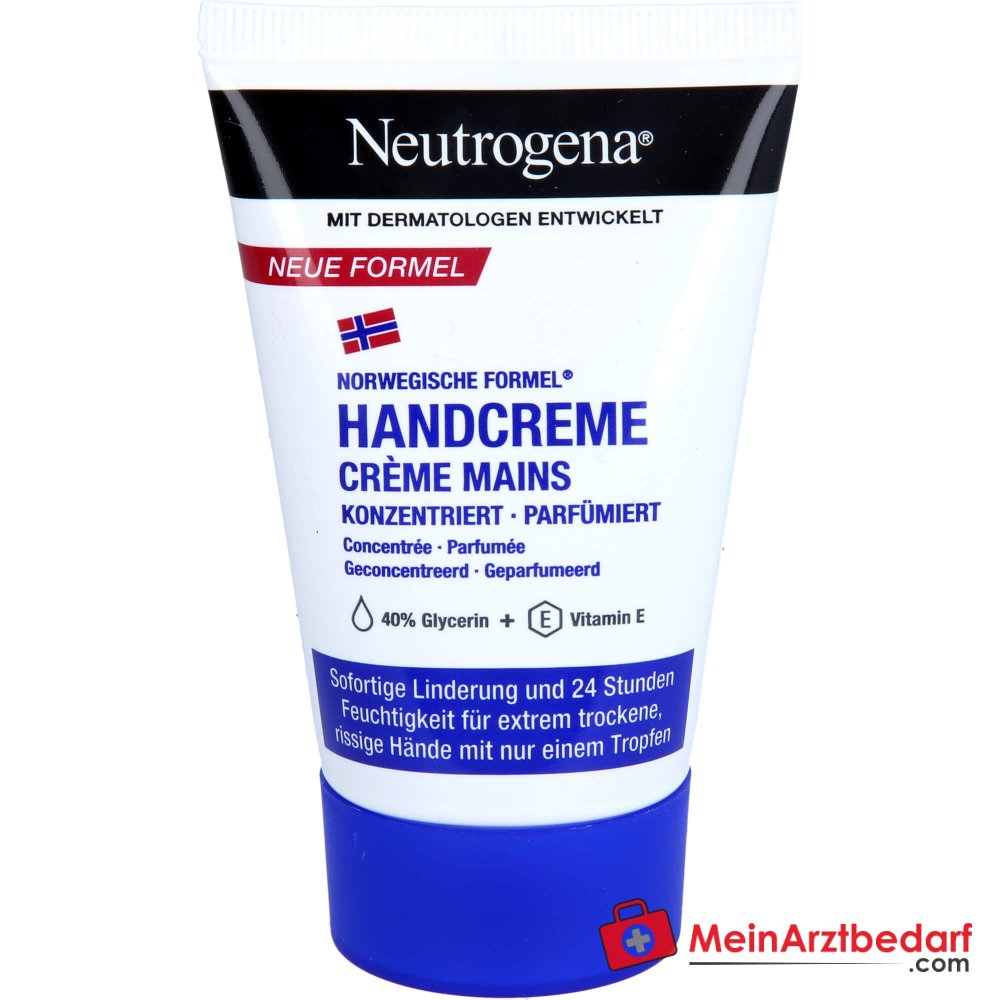 Neutrogena Norwegische Formel Konzentrierte Handcreme parfümiert, 50 ml.