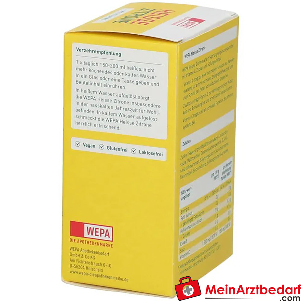 WEPA HEISSE ZITRONE, 100g.