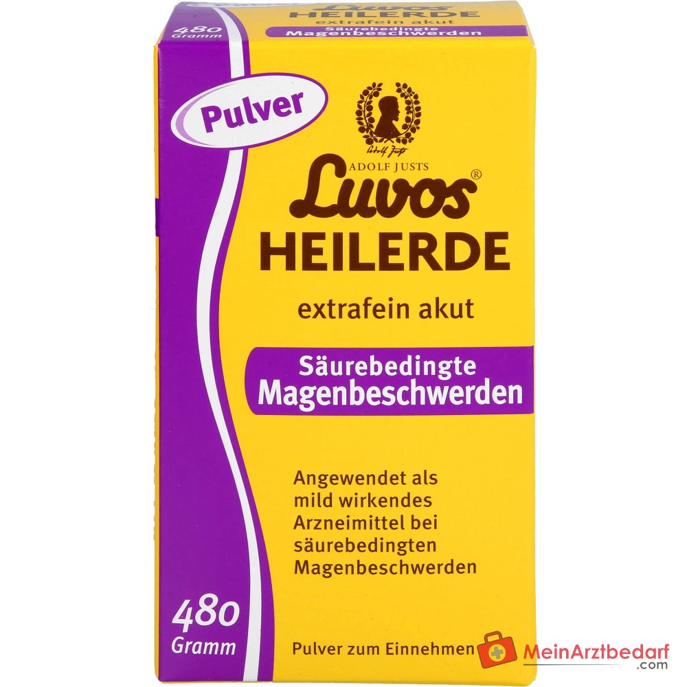 Luvos Heilerde extrafein akut Pulver, 480 g.