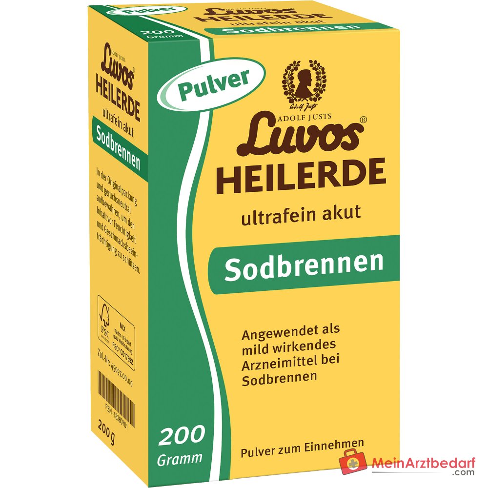 Luvos Heilerde ultrafein akut Sodbrennen Pulver, 200 g.