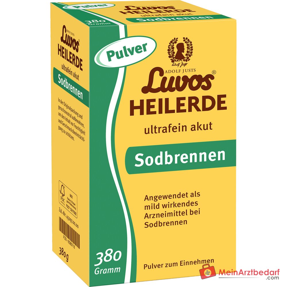 Luvos Heilerde ultrafein akut Sodbrennen Pulver, 380 g.