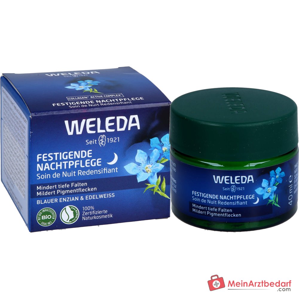 Weleda Festigende Nachtpflege Blauer Creme, 40 ml