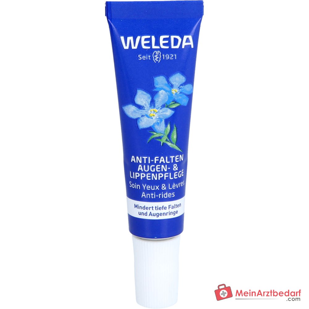 Weleda Anti-Falten Augen- und Lippenpflege Blauer Enzian & Edelweiss, 10 ml