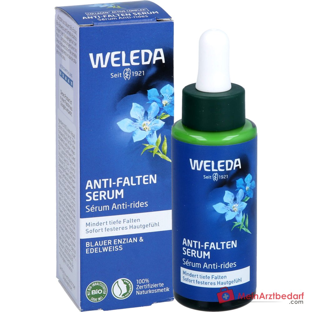 Weleda Anti-Falten Serum Blauer Enzian & Edelweiss, 30 ml