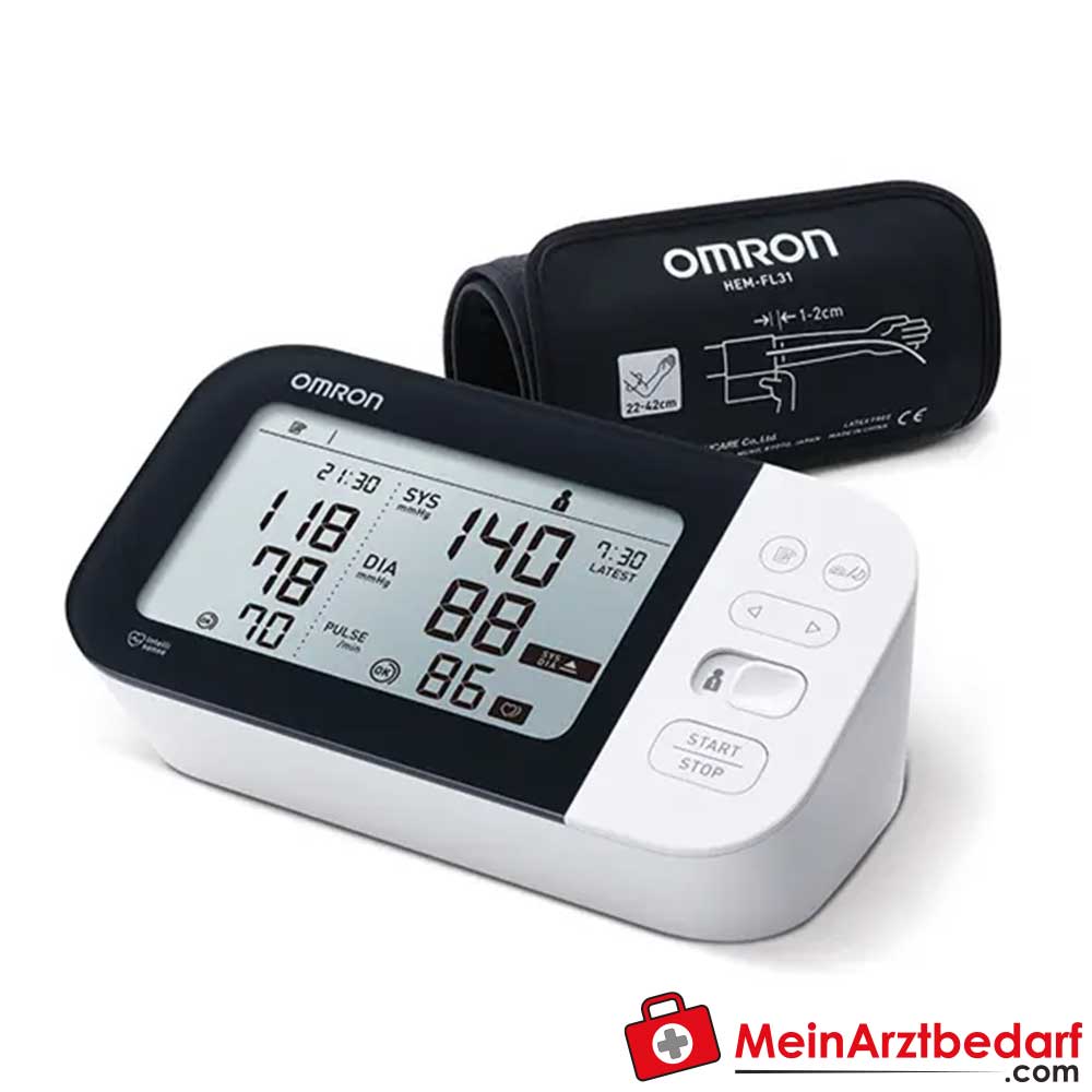 Omron M500 intelli IT Oberarm-Blutdruckmessgerät.