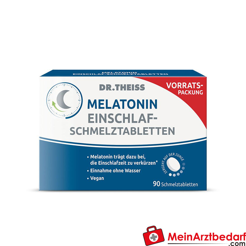 DR. THEISS Melatonin Einschlaf-Schmelztabletten.