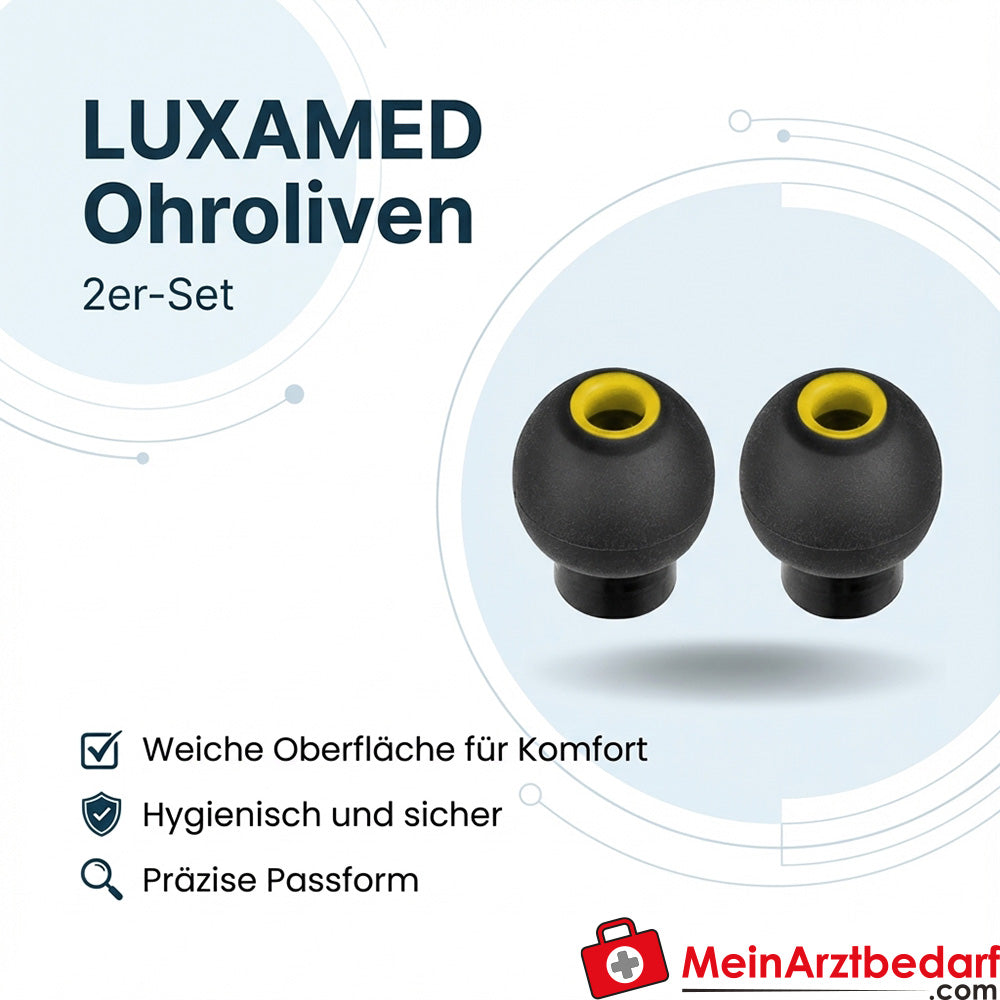 LUXAMED SOFTBUDS earplugs, set size S / M / L (3 pairs)