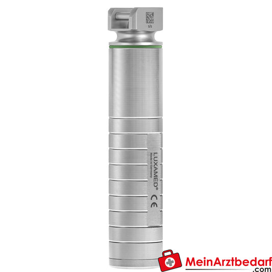 LUXAMED F.O. Laryngoskop Griff LED 3.7 V (aufladbar), inkl. USB-Ladegerät EU/UK/US, medium.