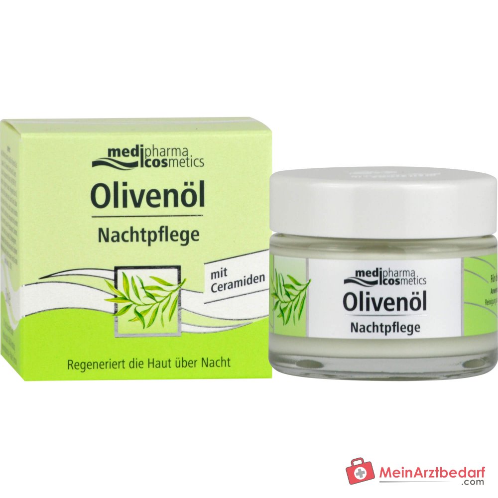 medipharma cosmetics Olivenöl Nachtpflege Creme, 50 ml