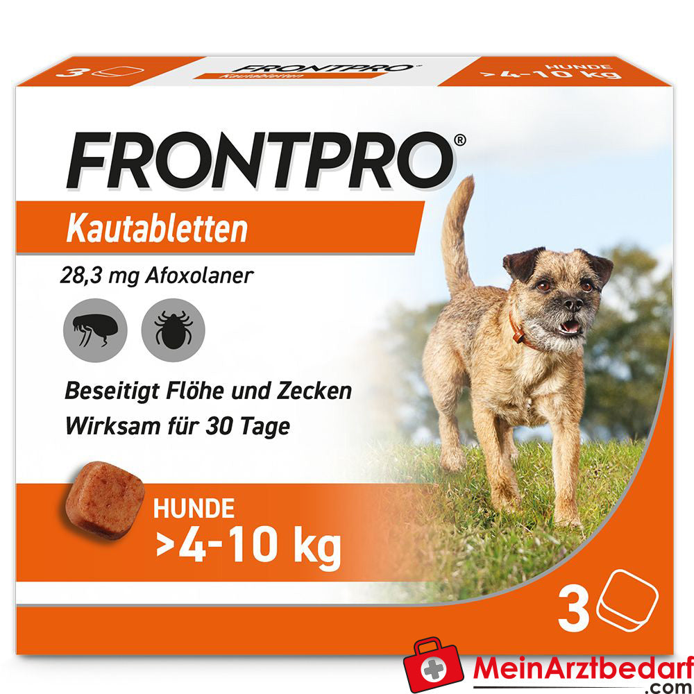Frontpro 28mg Hunde 4-10kg 3 St.
