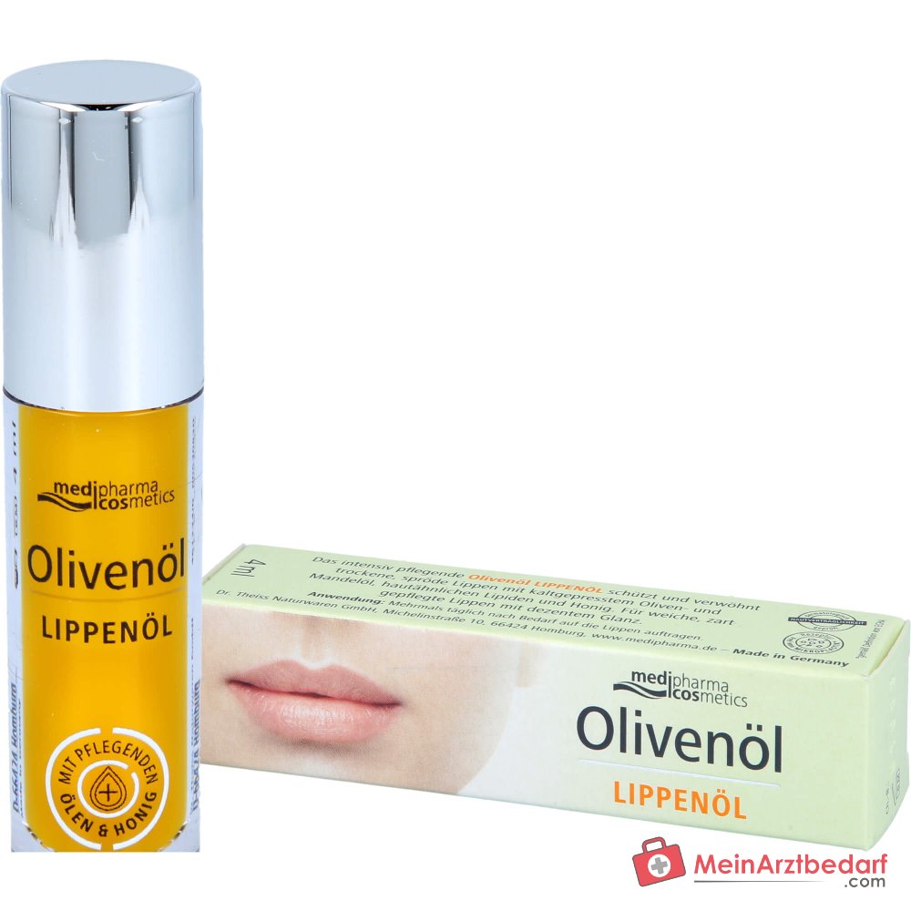 medipharma cosmetics Huile pour lèvres à l'huile d'olive, 4 ml