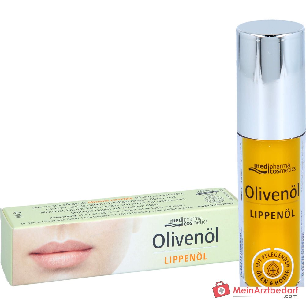 medipharma cosmetics Huile pour lèvres à l'huile d'olive, 4 ml