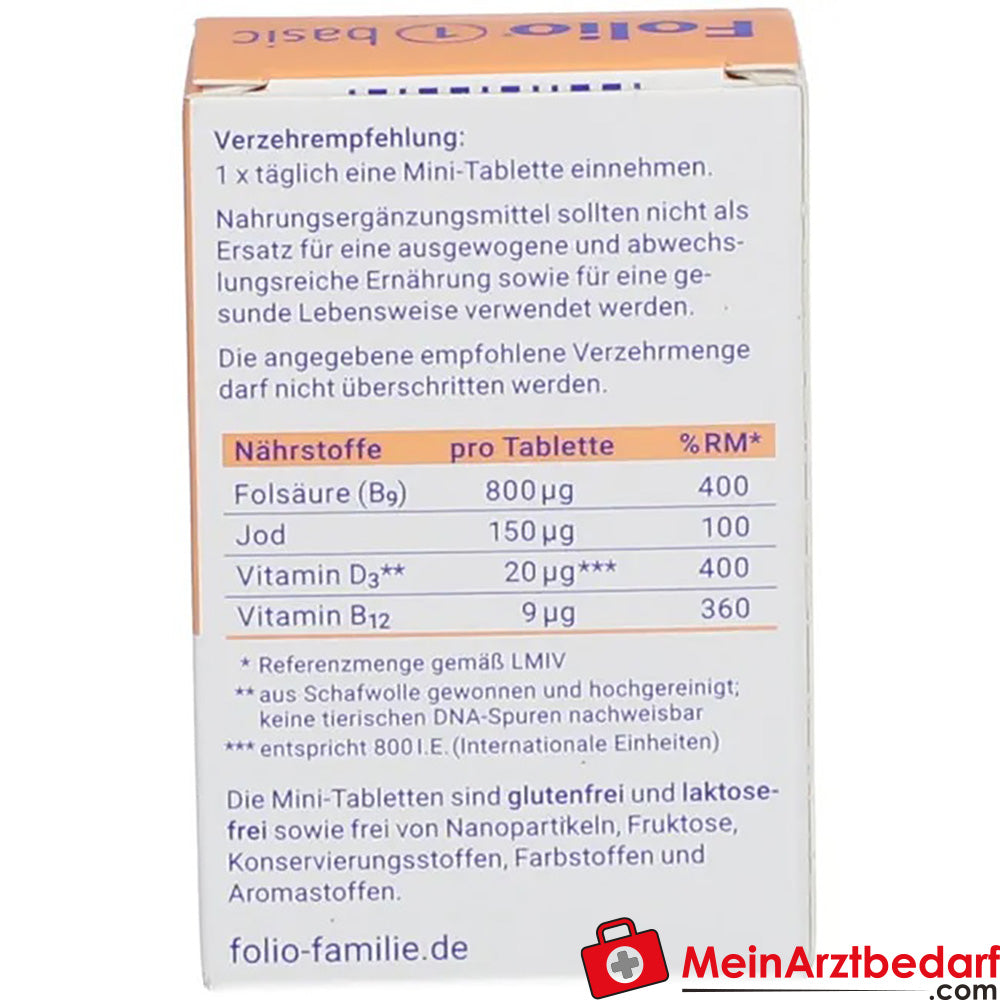 Folio® basic 1 Filmtabletten, 90 St..