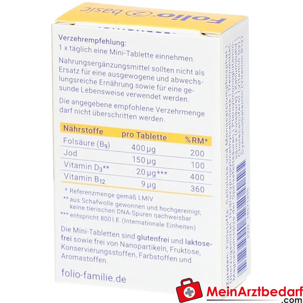 Folio® basic 2 Filmtabletten, 90 St..