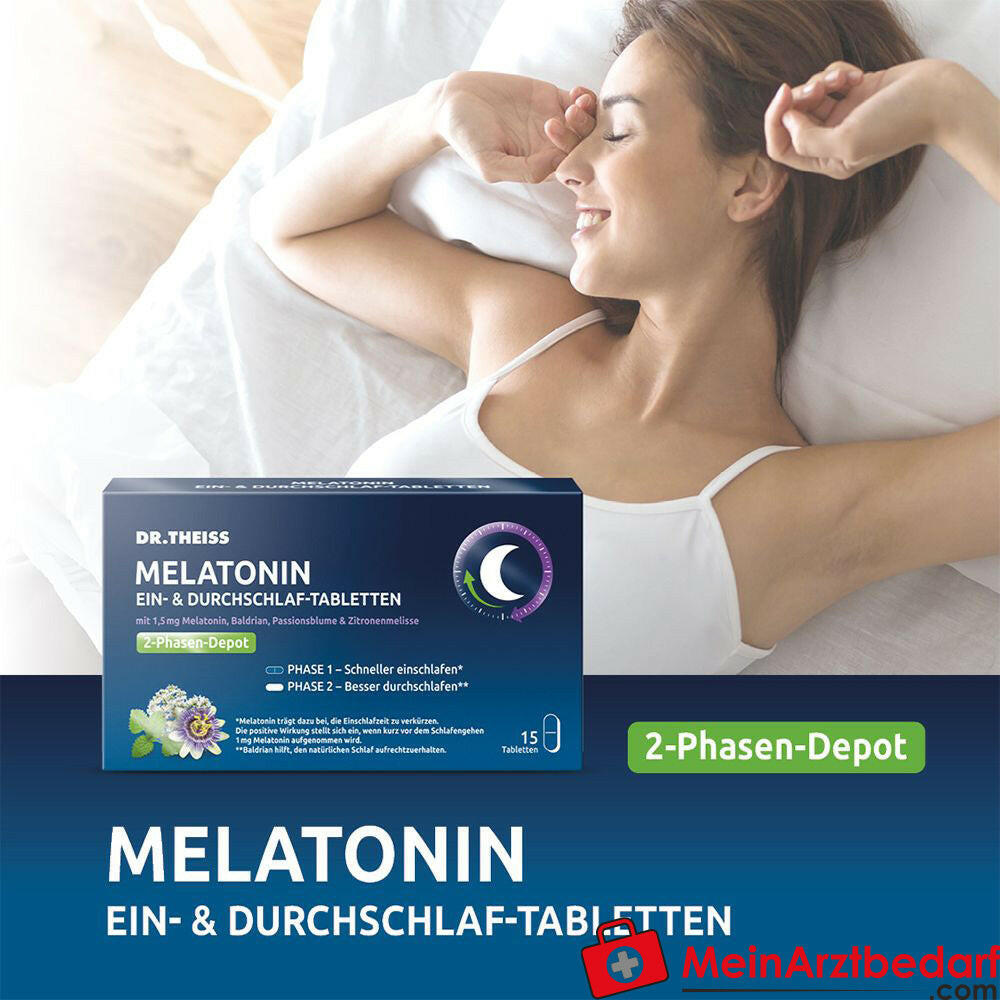 DR. THEISS MELATONIN EIN-& DURCHSCHLAF-TABLETTEN.