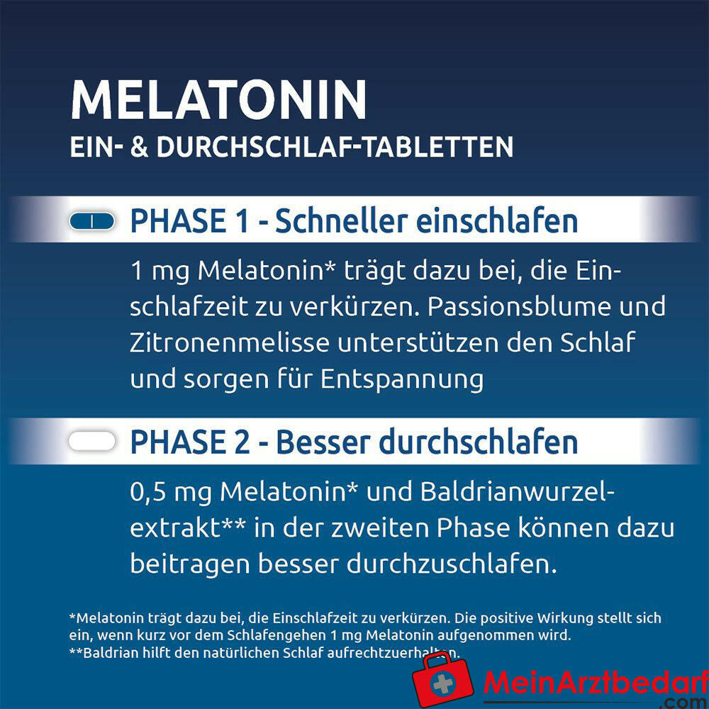DR. THEISS MELATONIN EIN-& DURCHSCHLAF-TABLETTEN.