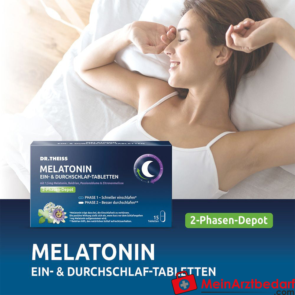 DR. THEISS MELATONIN EIN-& DURCHSCHLAF-TABLETTEN.