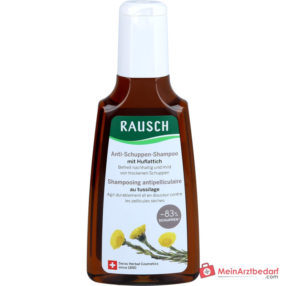 Rausch Anti-Schuppen-Shampoo mit Huflattich, 200 ml.