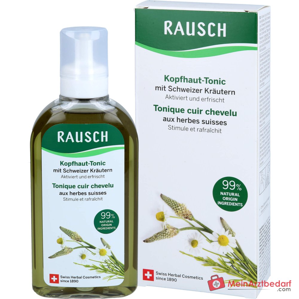 Rausch Kopfhaut-Tonic mit Schweizer Kräutern, 200 ml.