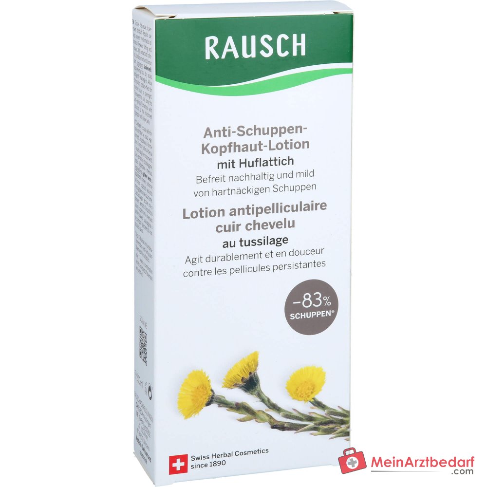 Rausch Anti-Schuppen-Kopfhaut-Lotion mit Huflattich, 200 ml.