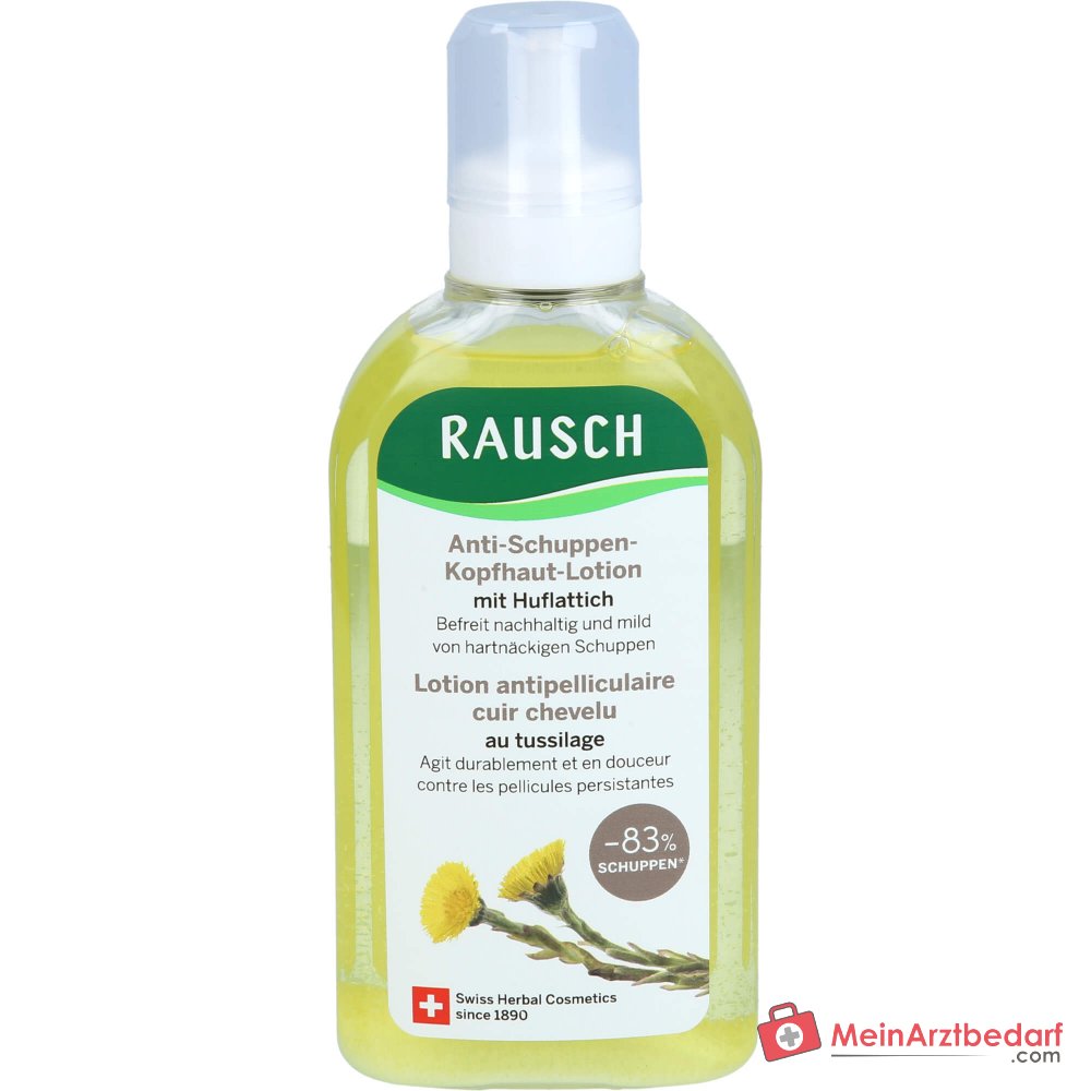Rausch Anti-Schuppen-Kopfhaut-Lotion mit Huflattich, 200 ml.